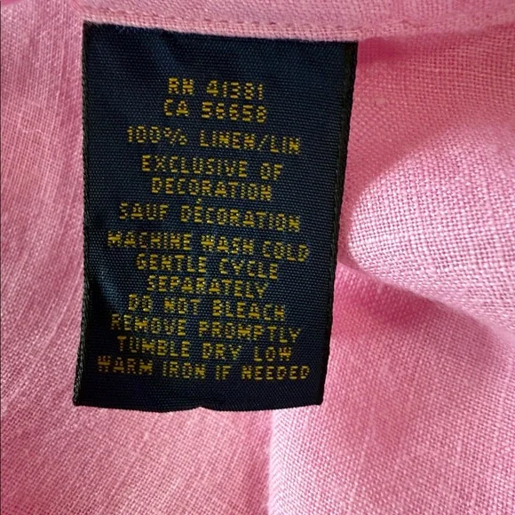 Mens Polo Ralph Lauren Ombré Linen Regular Fit Button-Down Shirt - Picture 10 of 10